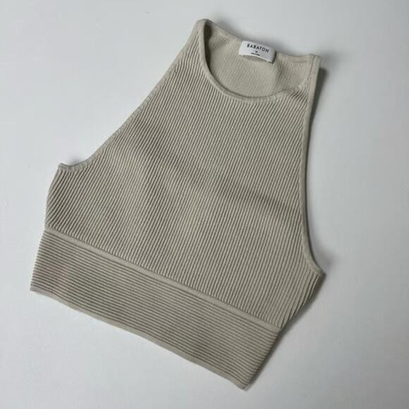 Aritzia Babaton Ribbed Crop Tank - Picture 1 of 6